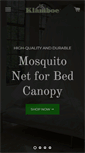 Mobile Screenshot of mosquitonetcollection.com